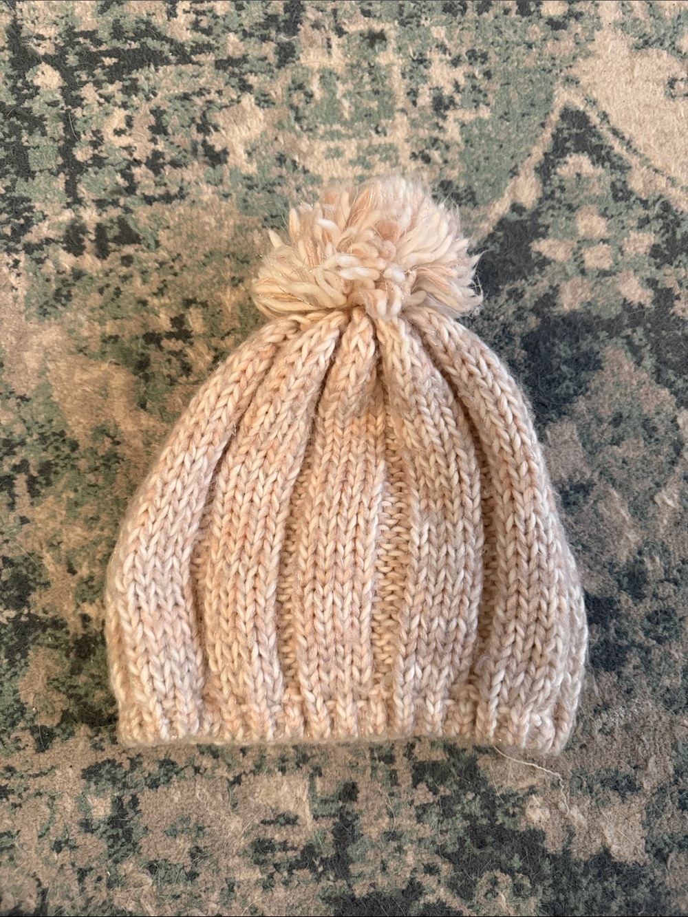 Cozy Pom Pom Beanie - Cream
